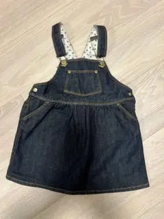 【美品】プチバトー ジャンパースカート 18m 81cm