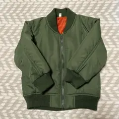 キッズ MA-1 ブルゾン カーキ 95cm