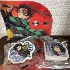 鬼滅の刃 キーホルダーと消しゴム