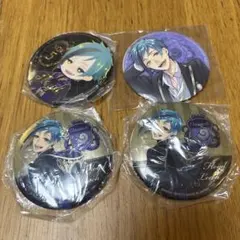 ツイステ　フロイド　一番くじ　缶バッジ　4個セット