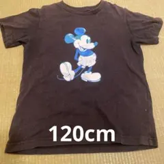 UNIQLO ミッキーマウス Tシャツ ブラック120cm