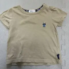 ポロ　Tシャツ　ベージュ　90