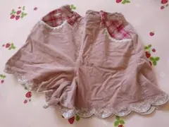 140 アクシーズファム　axesfemme ピンク　キュロット　パンツ　冬