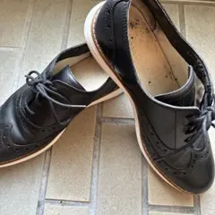 Cole Haan ウィングチップ ローファー ブラックのサムネイル