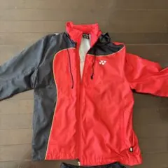 YONEX ジャージ上下セット レッド/ブラック JP L