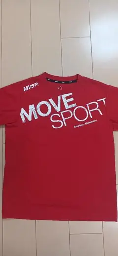 MOVE SPORT 赤 Tシャツ