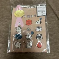 PEANUTS スヌーピー ドローストリングバッグ Sサイズ