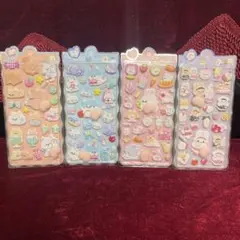 ぷくぷくシール 3D立体　お尻プリプリシール 4枚セット 大容量