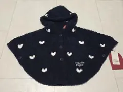 gelato pique☆ベビー☆ポンチョ☆ハート柄☆新品☆80-90