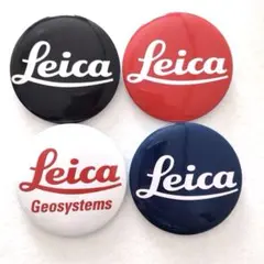 Leica☆缶バッジ♡ライカ☆赤♡カメラ☆セット♡ロゴ☆白♡レア☆希少品♡紺☆黒のサムネイル