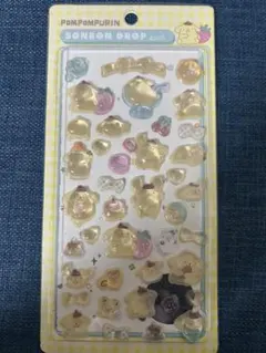サンリオ　ポムポムプリン　ボンボンドロップシール