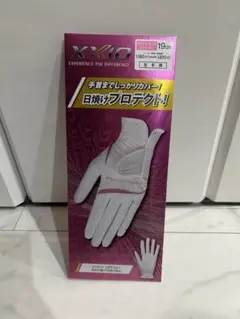 ゼクシオ ゴルフ グローブ 手袋 レディース 左手用 19cm