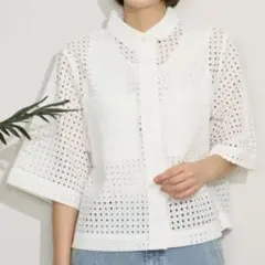 ショートジャケット／ゴールデンベア（GOLDEN BEAR）　アイボリーのサムネイル