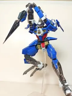 HG ガンダムAGE-1スパロー改修型 メタリック塗装 組立済み完成品 ガンプラ