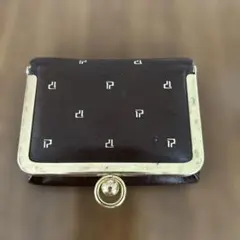 昭和レトロ　POLA　小物入れ　ヴィンテージ　レザーガマ口