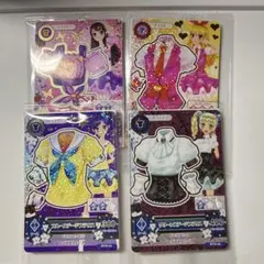 セブンイレブン限定　復刻アイカツカード　4枚セット