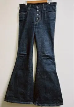 ユーロビンテージ70swranglerフレアデニムデッドストックDeeDee