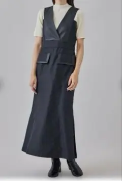 STUDIOUS CITY クリアコットンサロペットワンピース