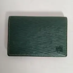 未使用級】ココマイスター☆コードバン カードケース 名刺入れ レッド