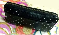 コーチ 長財布 ドクロ柄 希少 黒