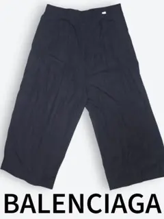 BALENCIAGA イタリア製 ストライプ フレアパンツ 38 - メルカリ