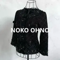 【ノコオーノ】　ジャケット　ブラック　長袖 2026年最新】NOKO OHNO カラー：ブラック系 レディース ノーカラー