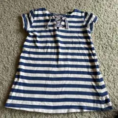 ZARA HOME baby kids ボーダーワンピースのサムネイル
