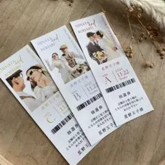 エスコートカード K ウェディング 席札 ペーパーアイテム 結婚式