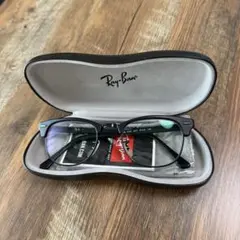 Ray-Ban ブラック オーバルメガネ