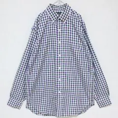 ブルックスブラザーズ ボタンダウン 長袖シャツ チェック Mサイズ