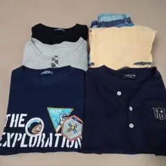 男の子まとめ売り130サイズ Tシャツ４ハーフパンツ２