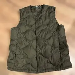 UNIQLO ULTRA LIGHT DOWN ダウンベスト Lダークグリーン