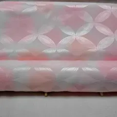 ピンク 七宝柄長じゅばん 反物