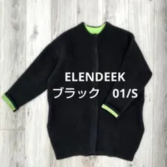 ELENDEEK / エレンディーク　CNラクーンミックスWカーディガン