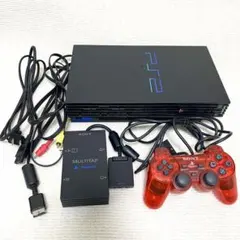 PlayStation 2 本体 マルチタップ　アダプタ　コントローラー　セット