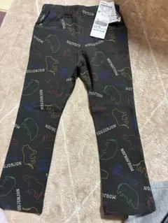 動物柄 長ズボン 黒100センチおとこのこ新品未使用タグ付きキッズ