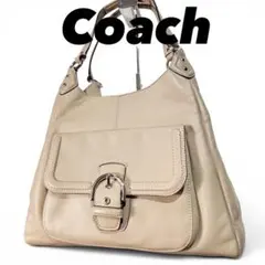 COACH コーチ ニーナ トートバッグ 別売りスカーフ付 カーフレザー 