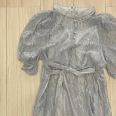 本日限りお値下げ　GRL オケージョンドレス　ワンピース　グレー　訳あり