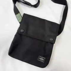 超美品 ポーター ユニット ショルダーバッグ 小さめ お洒落 ナイロン ブラック