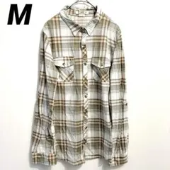 長袖 チェック柄 シャツ カジュアルシャツ 【M】 レディース トップス