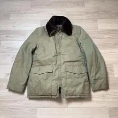 70s 80s SQUIRE ボア襟ダウンジャケット ハンティング