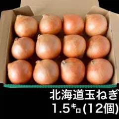 北海道産玉ねぎ1.5kg 12個 オニオン 玉葱スープポトフサラダシチューカレー