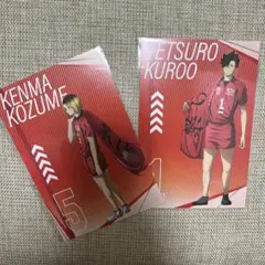 ハイキュー　ポストカード　音駒高校