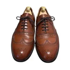 美品 REGAL リーガル ウイングチップ メダリオン 革靴 ビジネスシューズ