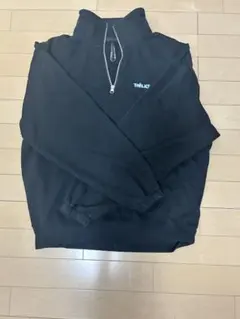 TWILIGHT GIRL イラスト付きハーフジップ M 黒