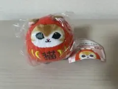 モフサンド　だるまにゃん　ぬいぐるみ　猫　赤