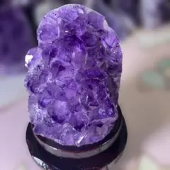 【極上】ウルグアイアメジストクラスター原石（幸運水晶）天然紫水晶 原石 置物