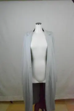 美品 エゴイスト　ロングコート グレー系 032