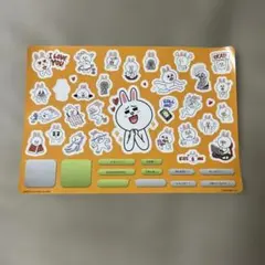 LINE FRIENDS シール 3枚セット