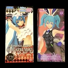 新品未開封2種類セット『初音ミク』SEGA・フリュー　美少女フィギュア箱付き